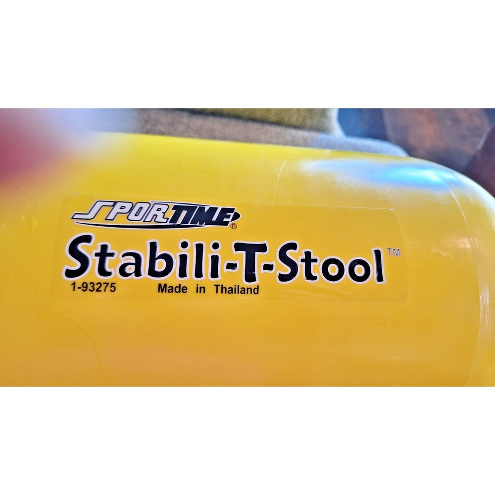 Sportime Stabili-T-Stool Tube, 15 Inch Seat, YELLOW USED